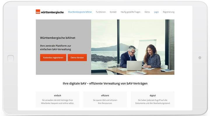 W&uuml;rttembergische bAVnet is live