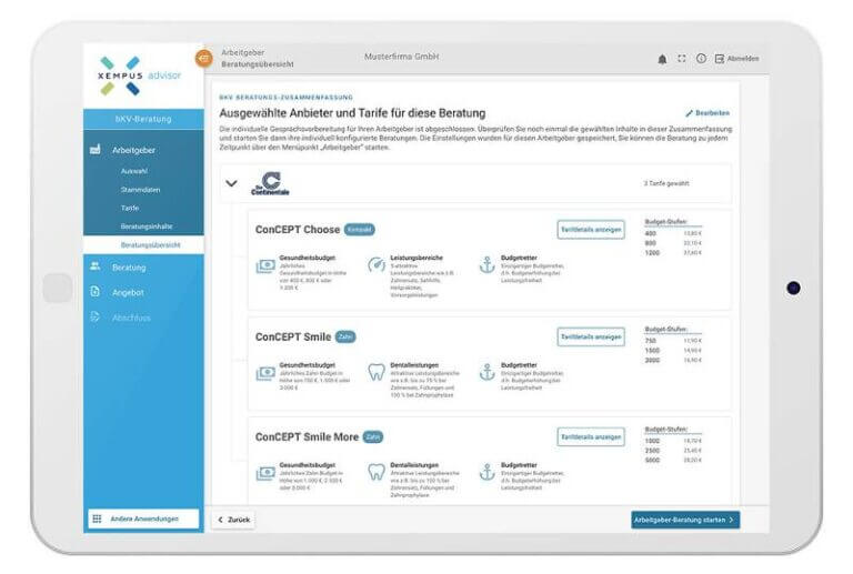 Continentale Versicherung now also offering corporate health insurance via Xempus